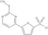 5-[2-(Methylthio)-4-pyrimidinyl]-2-thiophenesulfonyl chloride