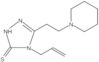 2,4-Dihydro-5-[2-(1-piperidinyl)ethyl]-4-(2-propen-1-yl)-3H-1,2,4-triazole-3-thione