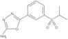 5-[3-[(1-Methylethyl)sulfonyl]phenyl]-1,3,4-oxadiazol-2-amine