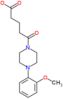 5-[4-(2-methoxyphenyl)piperazin-1-yl]-5-oxopentanoate