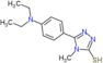 5-[4-(diethylamino)phenyl]-4-methyl-2,4-dihydro-3H-1,2,4-triazole-3-thione