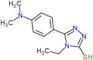 5-[4-(dimethylamino)phenyl]-4-ethyl-2,4-dihydro-3H-1,2,4-triazole-3-thione