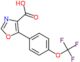 5-[4-(trifluoromethoxy)phenyl]oxazole-4-carboxylic acid