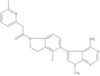 1-[5-(4-Amino-7-methyl-7H-pyrrolo[2,3-d]pyrimidin-5-yl)-4-fluoro-2,3-dihydro-1H-indol-1-yl]-2-(6-m…