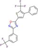 5-[4-phenyl-5-(trifluoromethyl)thiophen-2-yl]-3-[3-(trifluoromethyl)phenyl]-1,2,4-oxadiazole