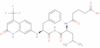 7-glutaryl-leucyl-phenylalaninamide-4-trifluoromethyl-2-quinolinone