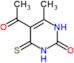 5-acetyl-6-methyl-4-thioxo-3,4-dihydropyrimidin-2(1H)-one