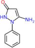 5-amino-1-phenyl-1,2-dihydro-3H-pyrazol-3-one