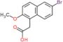 (6-bromo-2-methoxynaphthalen-1-yl)acetic acid