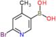 (6-bromo-4-methyl-3-pyridyl)boronic acid