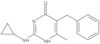 2-(Cyclopropylamino)-6-methyl-5-(phenylmethyl)-4(3H)-pyrimidinone