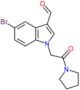 5-bromo-1-[2-oxo-2-(pyrrolidin-1-yl)ethyl]-1H-indole-3-carbaldehyde