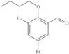 5-Bromo-2-butoxy-3-iodobenzaldehyde