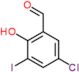 5-cloro-2-hidroxi-3-iodobenzaldeído