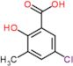 5-chloro-2-hydroxy-3-methylbenzoic acid