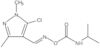 1H-Pyrazole-4-carboxaldehyde, 5-chloro-1,3-dimethyl-, O-[[(1-methylethyl)amino]carbonyl]oxime