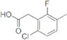 6-Chloro-2-fluoro-3-methylphenylacetic acid