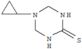 1,3,5-Triazine-2(1H)-thione,5-cyclopropyltetrahydro-