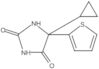 5-Cyclopropyl-5-(2-thienyl)-2,4-imidazolidinedione