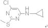 6-chloro-N-cyclopropyl-2-(methylthio)pyrimidin-4-amine