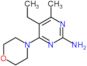 5-ethyl-4-methyl-6-(morpholin-4-yl)pyrimidin-2-amine