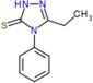 5-ethyl-4-phenyl-2,4-dihydro-3H-1,2,4-triazole-3-thione