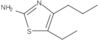 5-Ethyl-4-propyl-2-thiazolamine