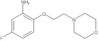 5-Fluoro-2-[2-(4-morpholinyl)ethoxy]benzenamine