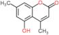 5-Hydroxy-4,7-dimethyl-2H-1-benzopyran-2-one