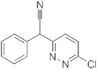 6-Chloro-^a-phenyl-3-pyridazineacetonitrile