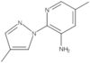 5-Methyl-2-(4-methyl-1H-pyrazol-1-yl)-3-pyridinamine