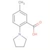 Benzoic acid, 5-methyl-2-(1-pyrrolidinyl)-