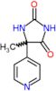 5-methyl-5-(pyridin-4-yl)imidazolidine-2,4-dione