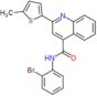 N-(2-bromophenyl)-2-(5-methylthiophen-2-yl)quinoline-4-carboxamide