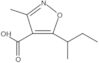 3-Methyl-5-(1-methylpropyl)-4-isoxazolecarboxylic acid