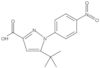 5-(1,1-Dimethylethyl)-1-(4-nitrophenyl)-1H-pyrazole-3-carboxylic acid