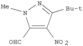 1H-Pyrazole-5-carboxaldehyde,3-(1,1-dimethylethyl)-1-methyl-4-nitro-