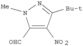 3-(1,1-Dimethylethyl)-1-methyl-4-nitro-1H-pyrazole-5-carboxaldehyde