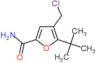 5-tert-butyl-4-(chloromethyl)furan-2-carboxamide
