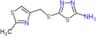 5-{[(2-methyl-1,3-thiazol-4-yl)methyl]sulfanyl}-1,3,4-thiadiazol-2-amine