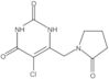 5-Chloro-6-[(2-oxo-1-pyrrolidinyl)methyl]-2,4(1H,3H)-pyrimidinedione