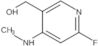 3-Pyridinemethanol, 6-fluoro-4-(methylamino)-