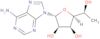 9-(6-deoxyhexofuranosyl)-9H-purin-6-amine