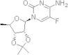 5'-Deoxy-5-fluoro-2',3'-O-isopropylidene-D-cytidine