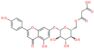 5-hydroxy-2-(4-hydroxyphenyl)-4-oxo-4H-chromen-7-yl 6-O-(carboxyacetyl)-beta-D-glucopyranoside