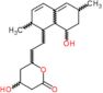 4-hydroxy-6-[2-(8-hydroxy-2,6-dimethyl-1,2,6,7,8,8a-hexahydronaphthalen-1-yl)ethyl]tetrahydro-2H-pyran-2-one