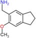 1-(6-methoxy-2,3-dihydro-1H-inden-5-yl)methanamine