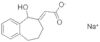 Ácido acético, 2-(5,7,8,9-tetrahidro-5-hidroxi-6H-benzociclohepten-6-ilideno)-, sal sódica (1:1)