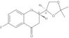 (2S)-2-[(4R)-2,2-Dimethyl-1,3-dioxolan-4-yl]-6-fluoro-2,3-dihydro-4H-1-benzopyran-4-one