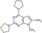 6,7-dimethyl-2,4-di(pyrrolidin-1-yl)-7H-pyrrolo[2,3-d]pyrimidine